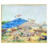 DYER REYNOLDS CIRCUS PAINTING