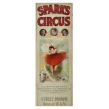 SPARKS CIRCUS POSTER