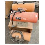LOT OF THREE PROPANE HEATERS