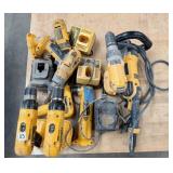 LOT OF DEWALT TOOLS
