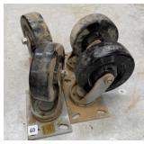 HEAVY DUTY 6-INCH CASTER WHEELS