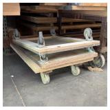 LOT OF ROLLING FLAT DOLLIES