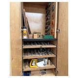CABINET FULL OF ROUTER BITS