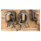 LOT OF C-CLAMPS
