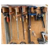 LOT OF BAR CLAMPS