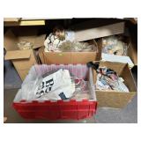 LOT OF DOLLS, PARTS, CLOTHING