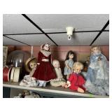 LOT OF VINTAGE DOLLS