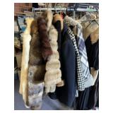 LOT OF VINTAGE FURS, JACKETS