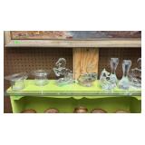 LOT OF DECORATIVE ART GLASS