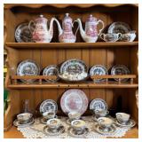 LOT OF TRANSFERWARE SERVING