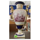 ITALIAN HP PORCELAIN URN