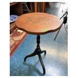 DIMINUTIVE FRUIT DECORATED TOP TABLE