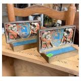 ART DECO POMPEIAN BOOKENDS