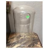 LARGE GLASS CLOCHE DOME