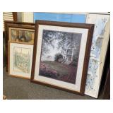 COLLECTION OF FRAMED ART WORKS