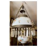 VICTORIAN PARLOR SWAG LAMP