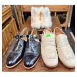 THREE PAIR OF VINTAGE FOOTWEAR