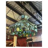 STAINED GLASS SWAG LAMP