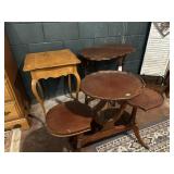 TRIO OF VINTAGE ACCENT TABLES