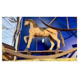 LARGE ROCKING HORSE - WOOD