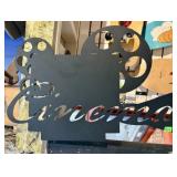 METAL CINEMA CUT-OUT SIGN
