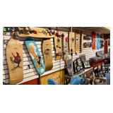 LOT OF SKATEBOARDS AND DECKS