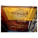 PAIR OF GURKHA TOBACCO SIGNS