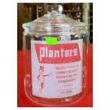 PLANTERS PEANUTS LIDDED JAR