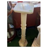 MARBLE/ALABASTER FERN STAND
