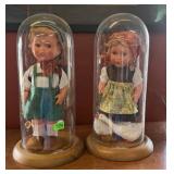 PAIR OF PLUSH GOEBEL HUMMEL FIGURES