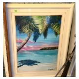 FLORIDA SCAPE FRAMED PAINTING
