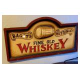 VINTAGE STYLE WHISKEY SIGN