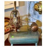 STEAM PUNK COMPRESSOR TABLE LAMP