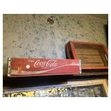 PAIR OF COCA-COLA WOODEN CRATES