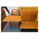 PAIR OF VINTAGE SCHOOL DESKS