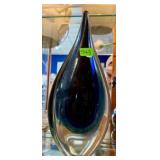 MURANO TEAR DROP ART GLASS SCULPTURE