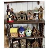 COLLECTION OF DECORATIVE BIRD HOUSES