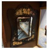 FLORAL DECORATED MIRROR