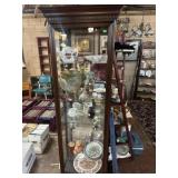 DISPLAY CABINET WITH CONTENTS