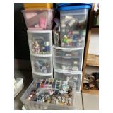 SEWING NOTIONS, THREAD, BINS