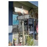 VIRGINIA AV AND LEROY DR ANTIQUE STREET SIGN