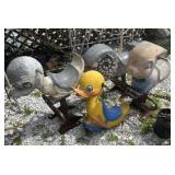 FOUR VINTAGE KIDDE RIDES ANIMALS