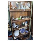 CABINET WITH CONTENTS - DECORATIVE COLLECTIBLES