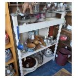 WHITE DISPLAY CABINET