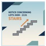 NOTICES CONCERNING LOTS 2000 - 2131 IN DESCRIPTION