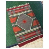 TRIBAL FLAT-WEAVE SCATTER CARPET