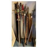 LOT OF FANTASY SWORDS