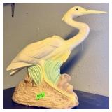 FIGURAL PORCELAIN HERON