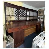 ANTIQUE PAYMASTER/TELLER STATION