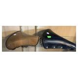 PAIR OF VINTAGE BICYCLE SEATS